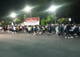 Lintas Generasi Ramaikan Acara Friday Night Run Pasuruan Kota