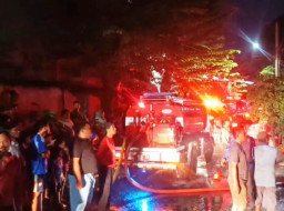Rumah Kurir Pengantar Makanan di Mleto Terbakar Saat Antar Pesanan