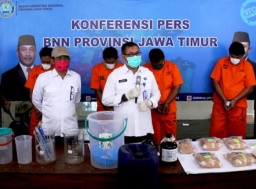 BNNP Jatim Bongkar Home Industri Sabu Semarang