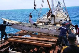KLHK Menahan Pembalak Kayu Ilegal di Raja Ampat