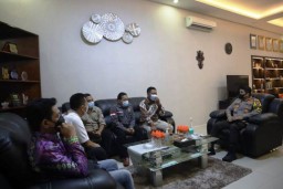 KPUD Kunjungan Kerja ke Polres Mojokerto Kota