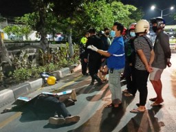 Laka Tunggal, Warga Setro Baru Tewas