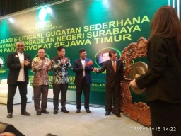 PN Surabaya Sosialisasi E-Litigasi dan E-Terang