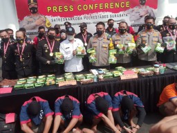 Polisi Sita 42,8 Kg Sabu dari Sindikat Narkoba