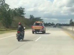 Pemotor Terobos Jalan Tol Balsam Ternyata DPO Polda Kalbar