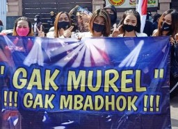Pekerja Hiburan Malam Protes Perwali No 33