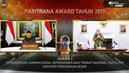 PT Pelindo 3 Raih Juara 1 Paritrana Award 2019