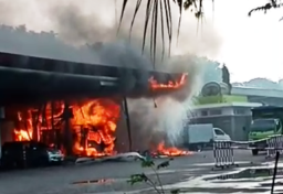 SPBU di SIER Terbakar, Satu Orang Tewas