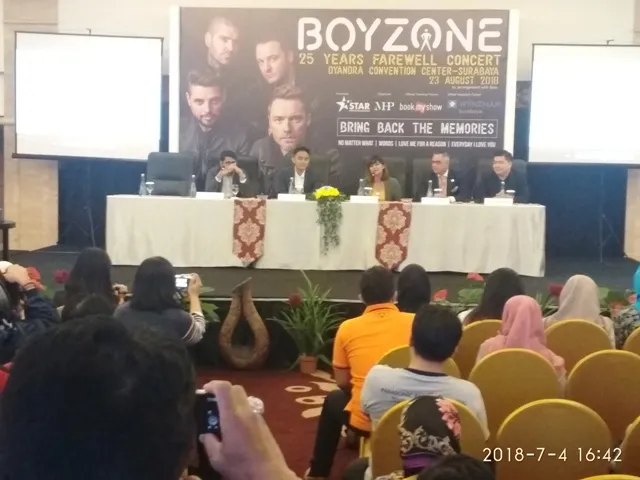 Sebelum Bubar, Boyzone Konser di Surabaya