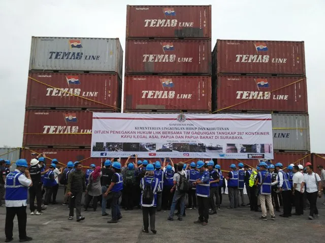 Lagi-lagi Kapal PT Temas Angkut Kayu Ilegal