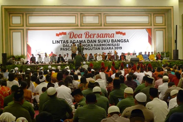 TNI Polri Doa Bersama Pasca Pemilu 2019
