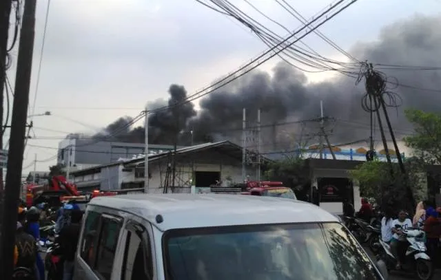 Gudang Bawang Putih Import Terbakar