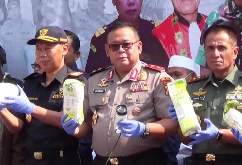 Satgas di Jatim Gerebek Rumah Sabu Internasional