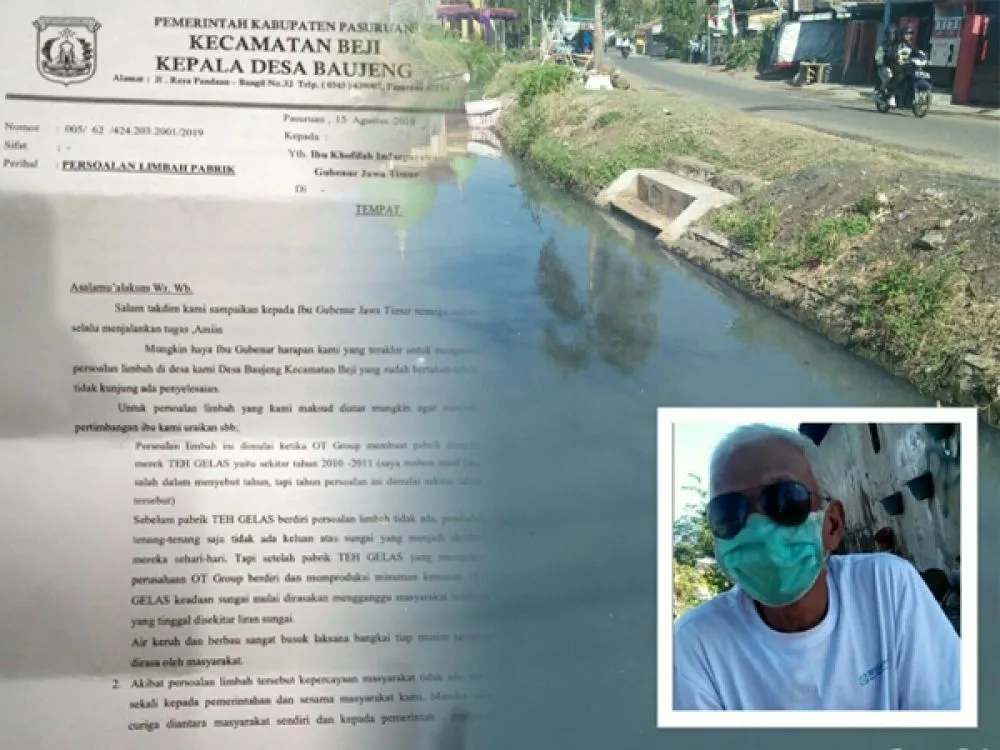 Kades Bujeng Laporkan PT CS2 ke Gubernur Jatim