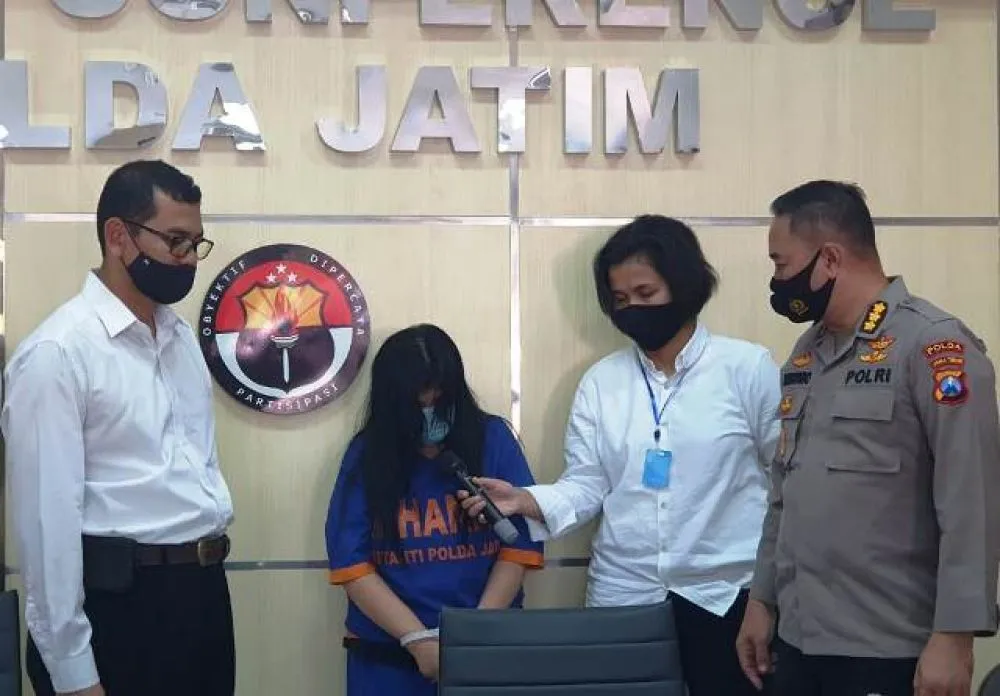 Mami Sani Kafe Arjuna Ditahan Polda Jatim