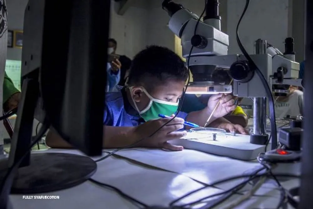 Ecoton Ajari Detektif Cilik Mengenal Plankton