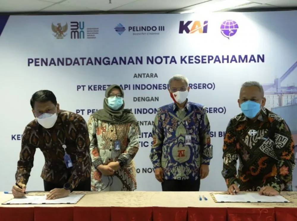 Pelindo III dan KAI Kolaborasi Optimalkan Aset