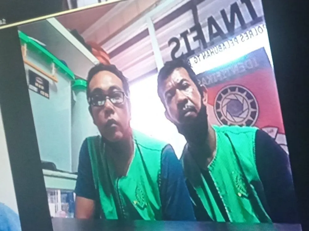 Habis Pesta Sabu Dua Terdakwa Disidang