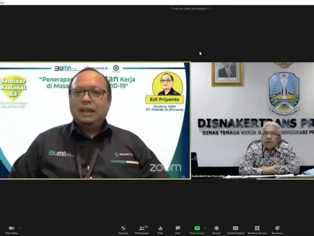 Akhiri Kegiatan Bulan K3, Pelindo III Gelar Webinar