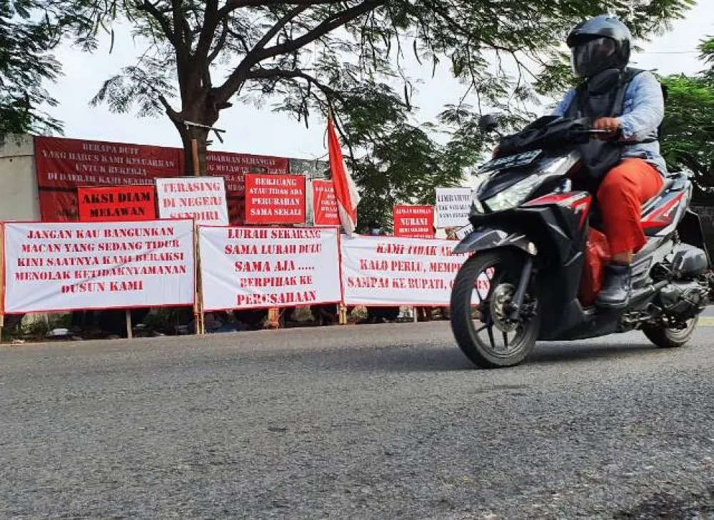 Bau Limbah PT Mitra Alam Segar Diprotes Warga