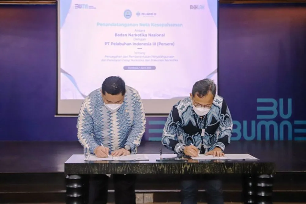PT Pelindo III Jalin Kerjasama Dengan BNN