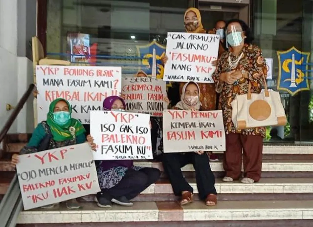 Warga Rungkut Minta Mafia Fasum YKP Masuk Rutan