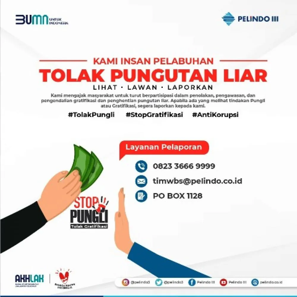 Pelindo III Terapkan Sistem Pelabuhan Bebas Pungli