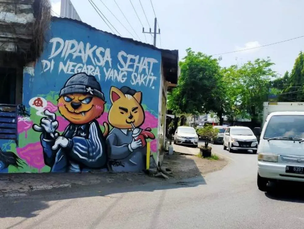 Mural Dipaksa Sehat di Negara Yang Sakit Dihapus