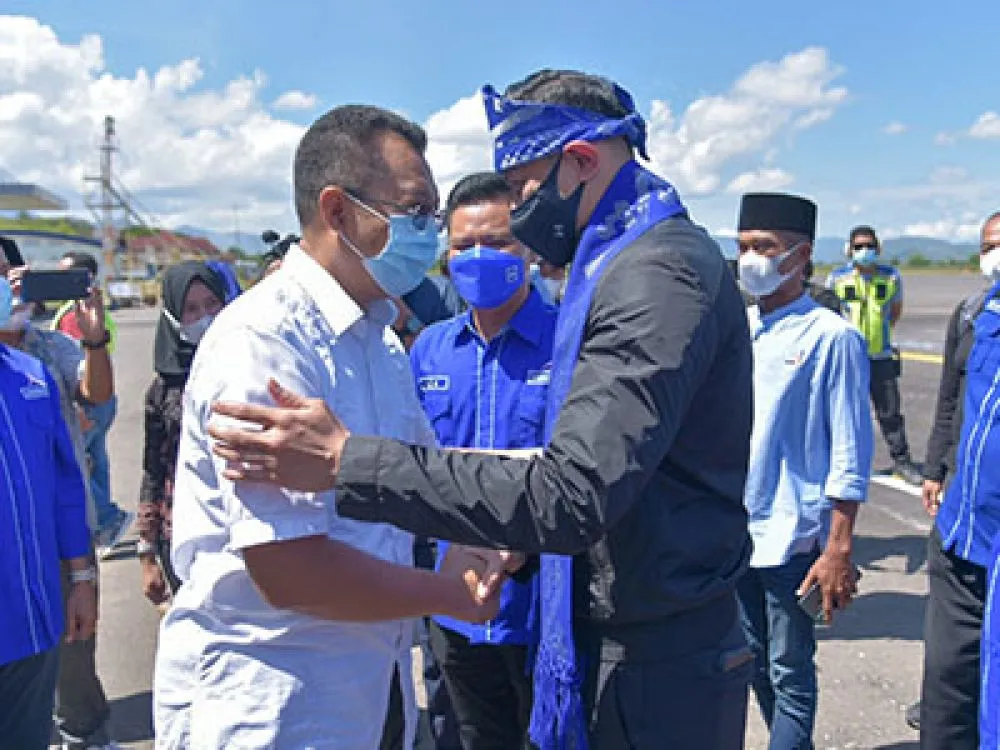 Safari Ramadhan 2022 AHY di Kota Bima