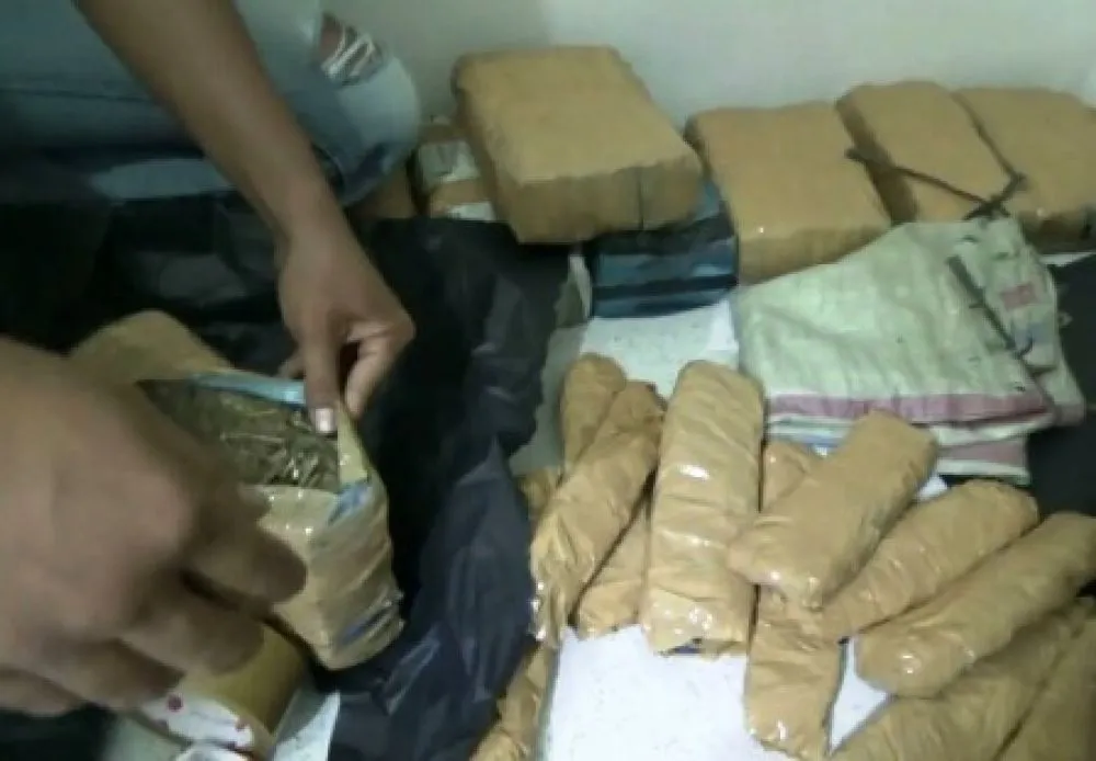Buru Pencuri, Anti Bandit Malah Temukan Ganja 9 Kg