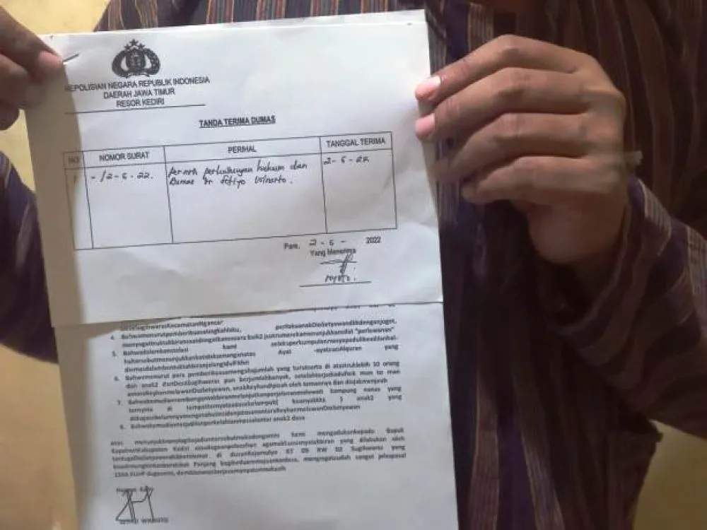 Keluarga Berharap RJ Perkara Takbiran di Kediri