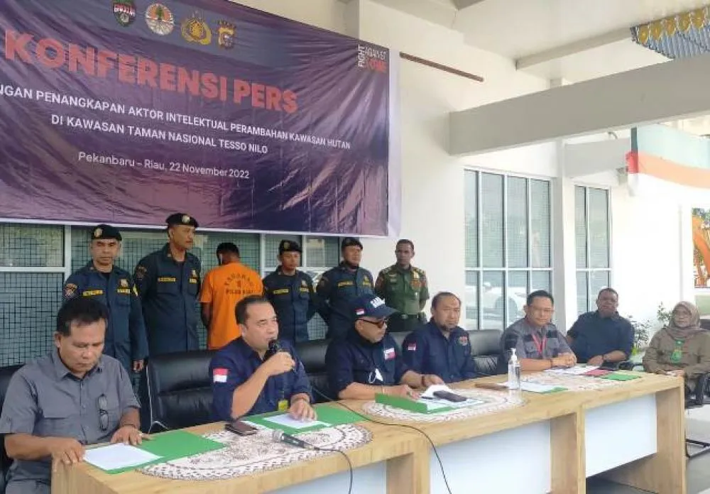 Buron Pemodal Perusakan TN Tesso Nilo Ditangkap