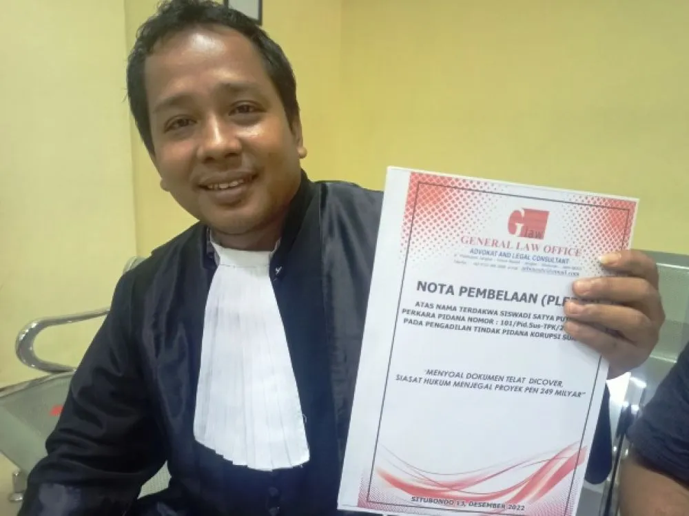 Pledoi DLH Situbondo, 'Siasat Hukum Menjegal Proyek PEN Rp 249 Miliar'