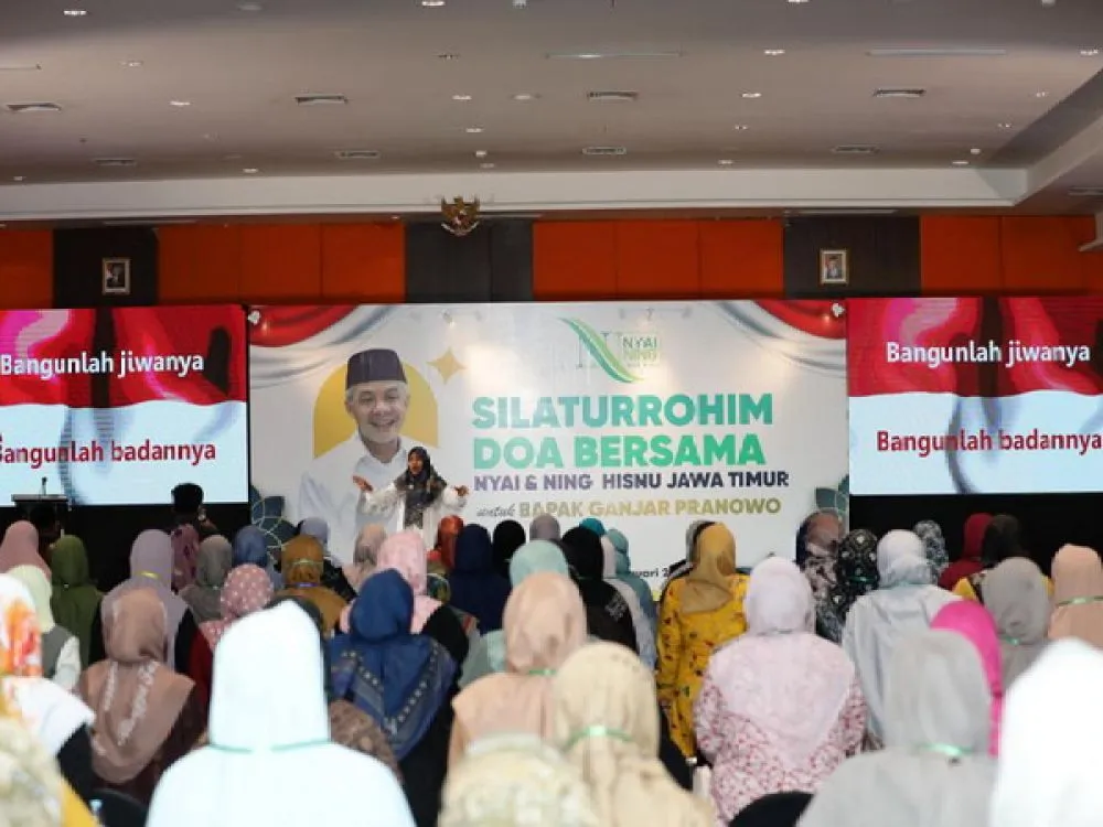 Nyai dan Ning HISNU se-Jatim Sepakat Dukung Ganjar Presiden 2024