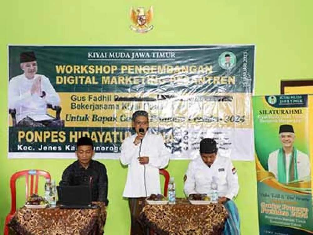Kiai Muda Jatim Ganjar Gelar Pelatihan Digital Marketing di Ponorogo