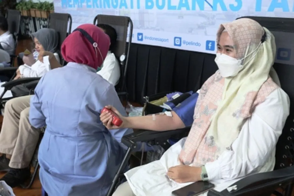 Pelindo Regional 3 Kumpulkan 127 Kantong Darah