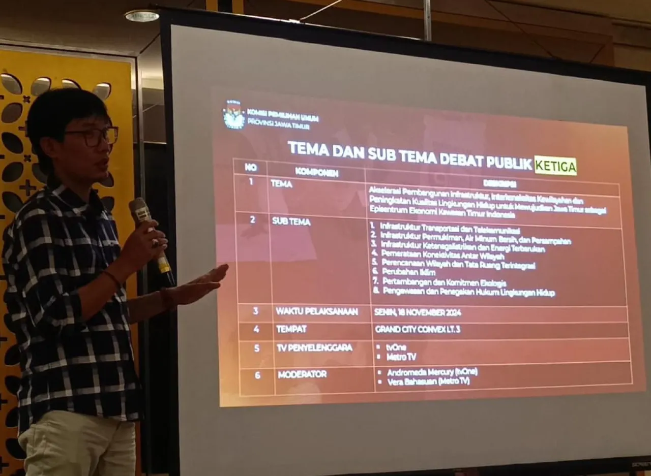 Debat Ketiga Pilgub Jatim di Isu Lingkungan dan Transportasi