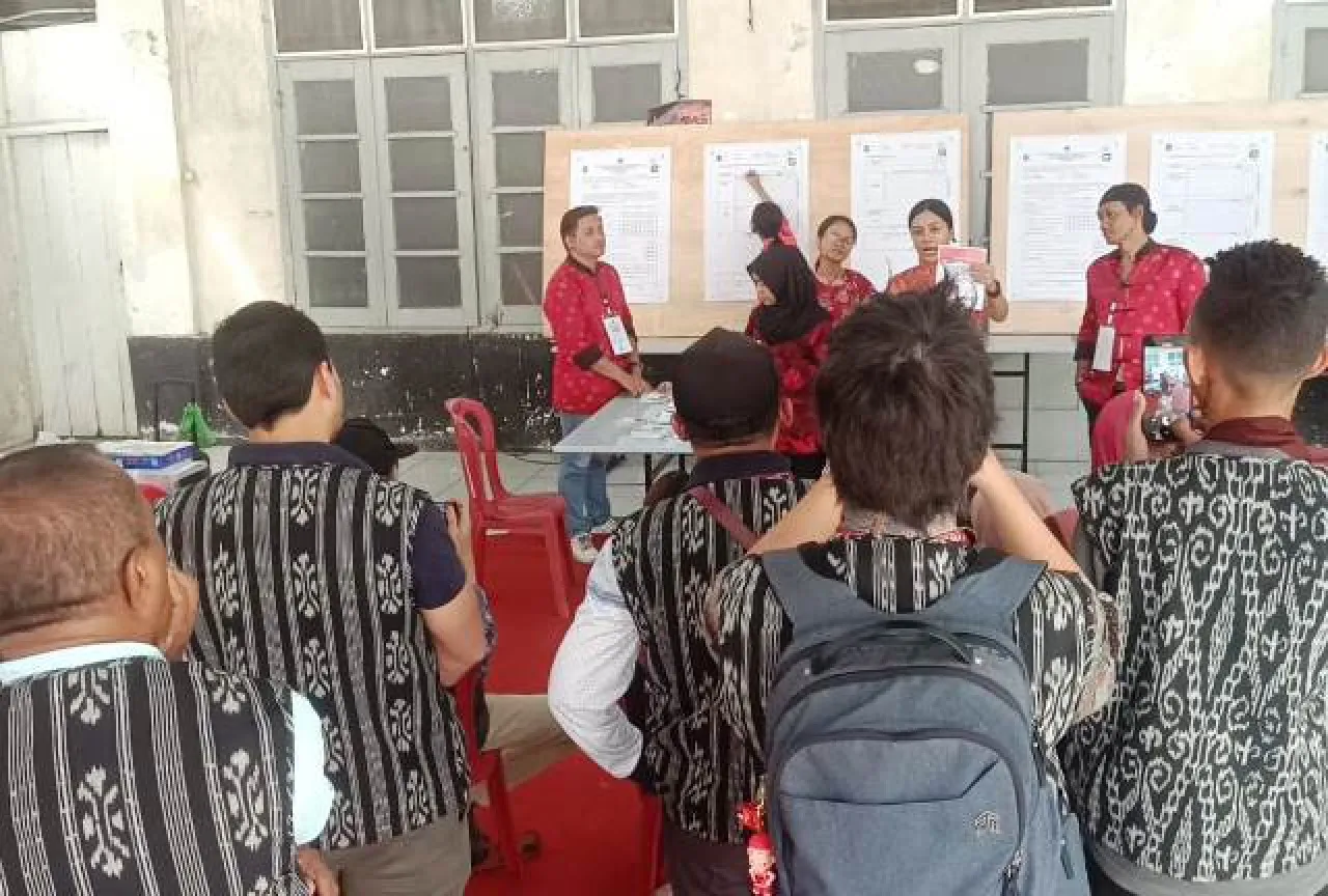 Delegasi EVP dari 36 Negara Pantau Penghitungan Suara di Tingkat TPS