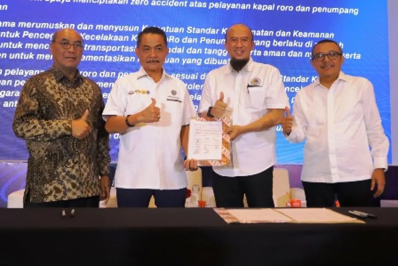 Pelindo dan KSOP Tanjung Perak Kolaborasi Keselamatan Kapal Ro-Ro