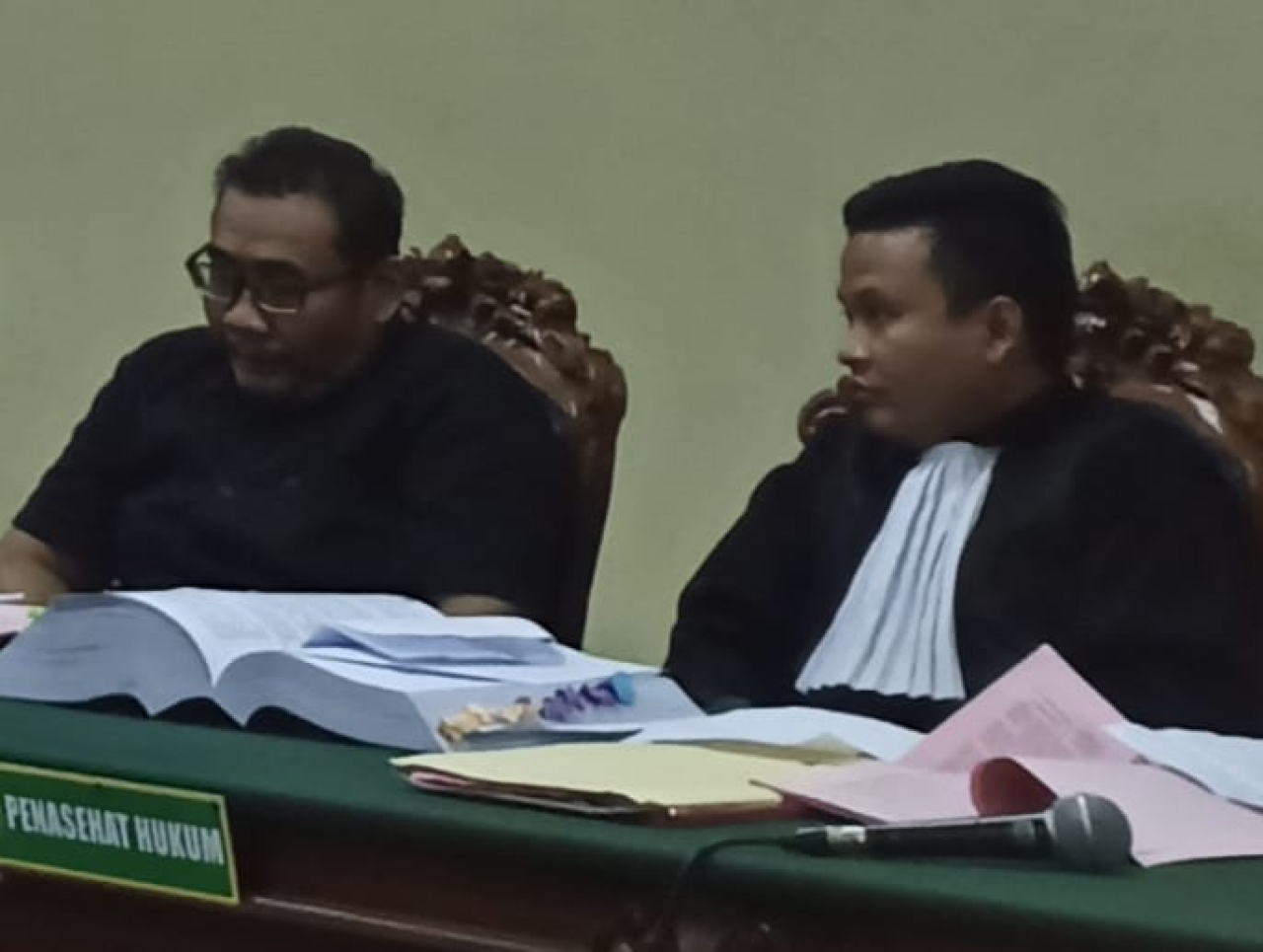 (dari kiri) Fiqi Effendi dan M. Taufik SH