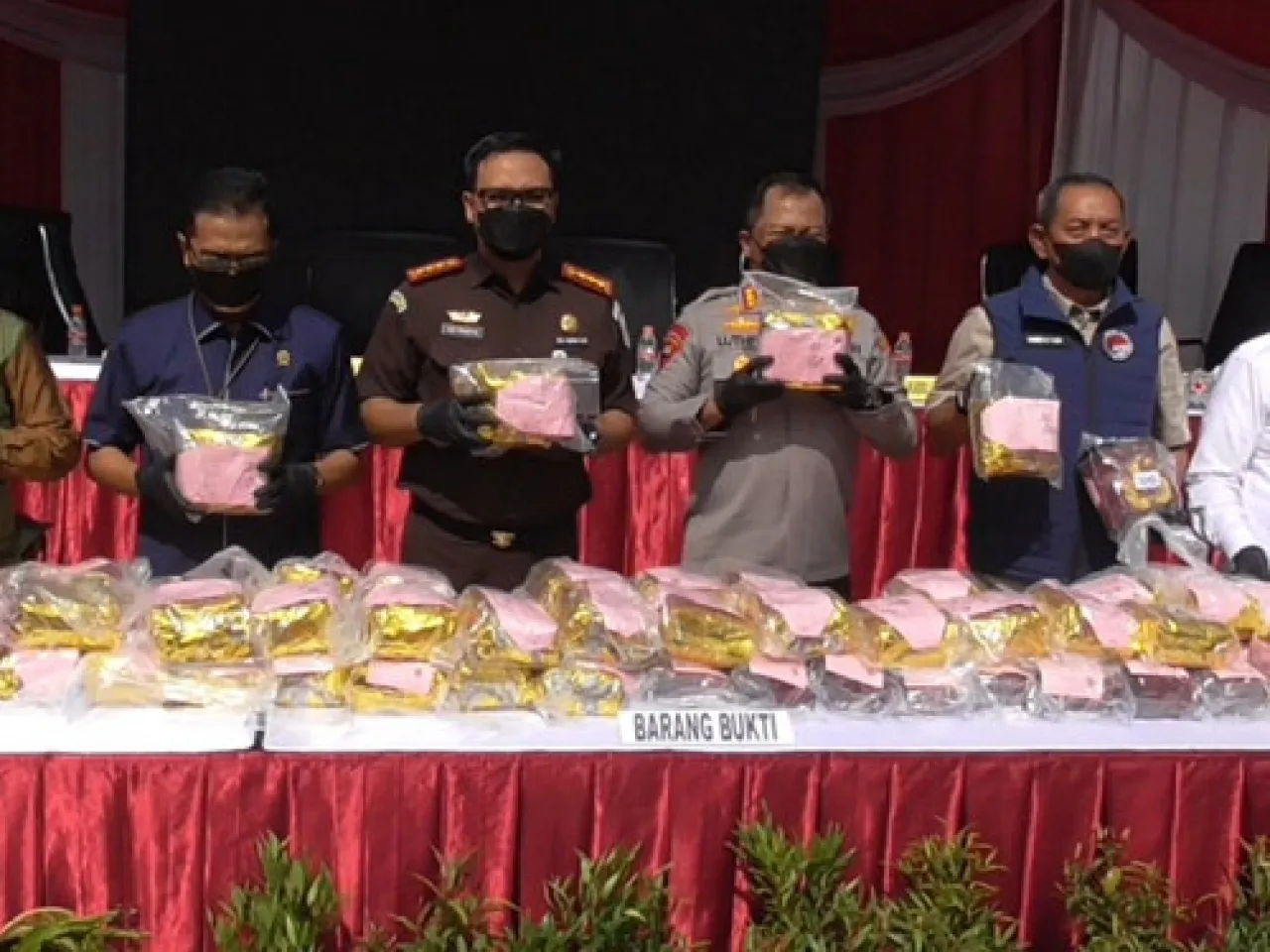 Polrestabes Surabaya Musnahkan 84,7 Kg Sabu dan 40,3 Ribu Ekstasi