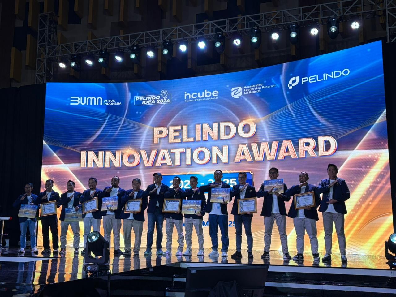 TPS menerima 2 penghargaan dalam ajang Pelindo Innovation Award 2024-2025, yaitu kategori Implemented Innovation dan Third Runner Up ALPI.