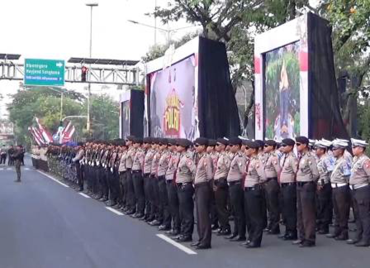 Upacara Hari Juang Polri 2025.