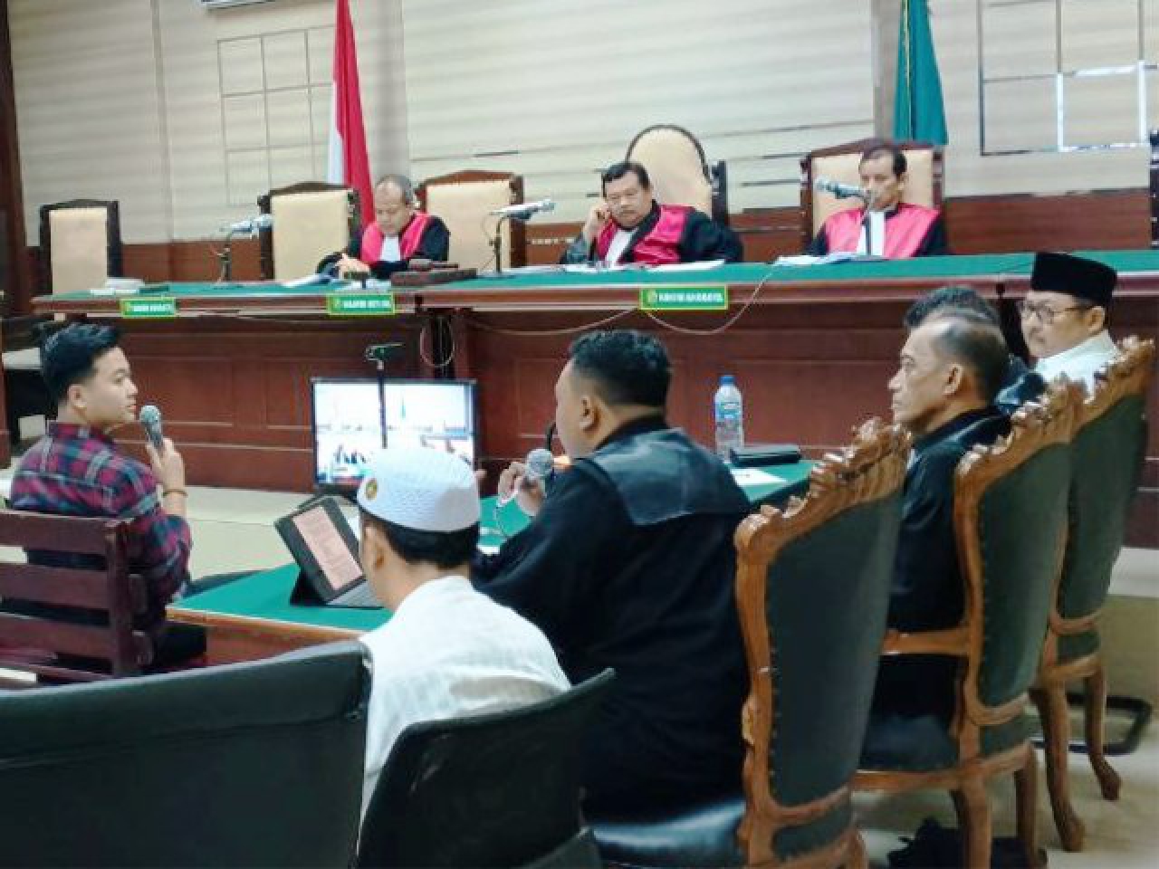 Muhammad Irsan Marwanda Bachtiar di PN Tipikor Surabaya.