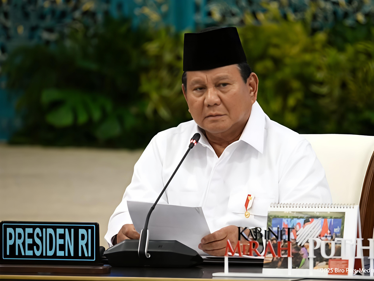 Foto: Capture Presiden Prabowo dari kanal Youtube Sekretariat Presiden.