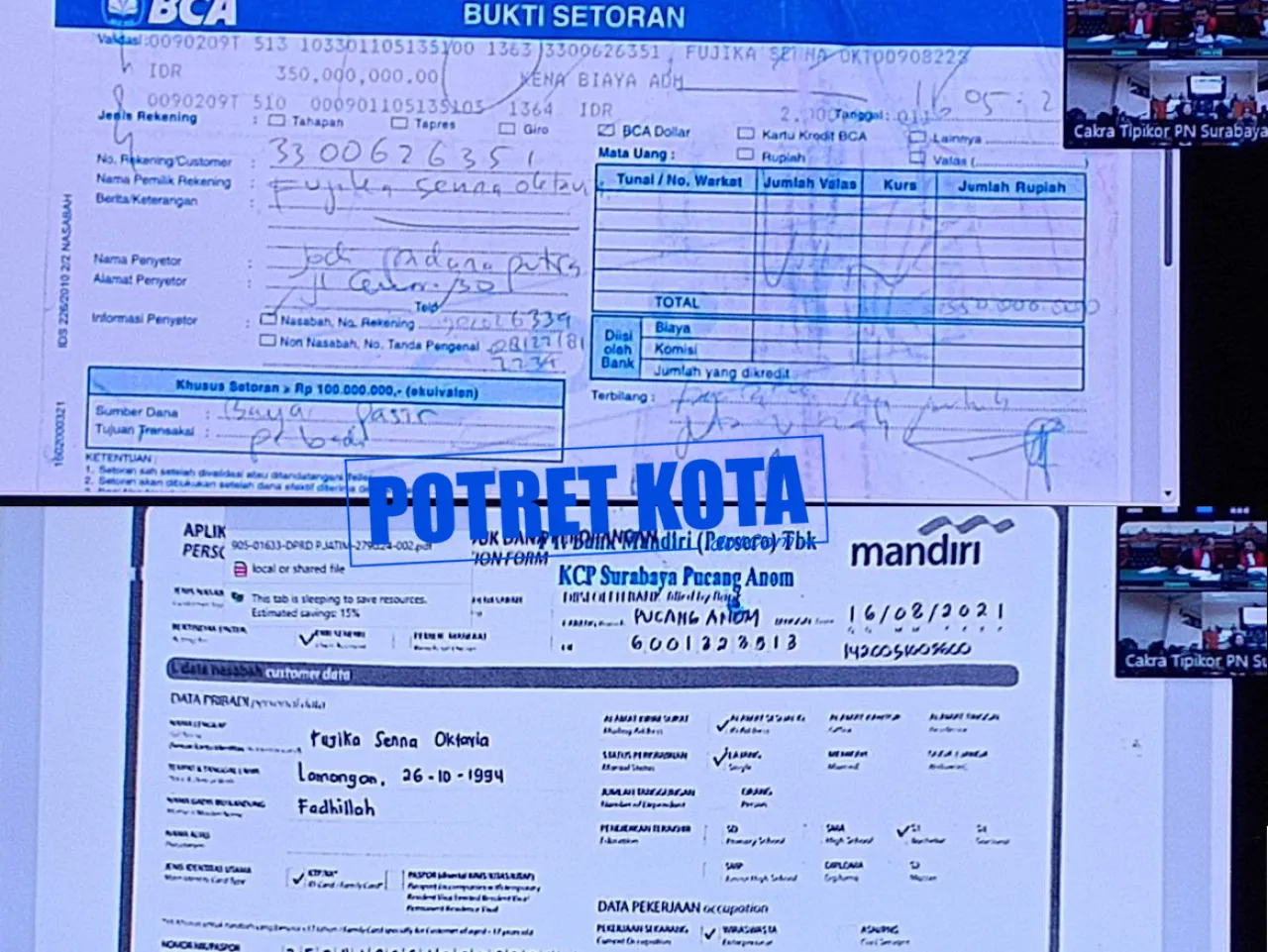 Soal Pokir Kusnadi DPRD Jatim, Fujika Dapat Transfer Miliaran dari Terdakwa Jodi Pradana Putra