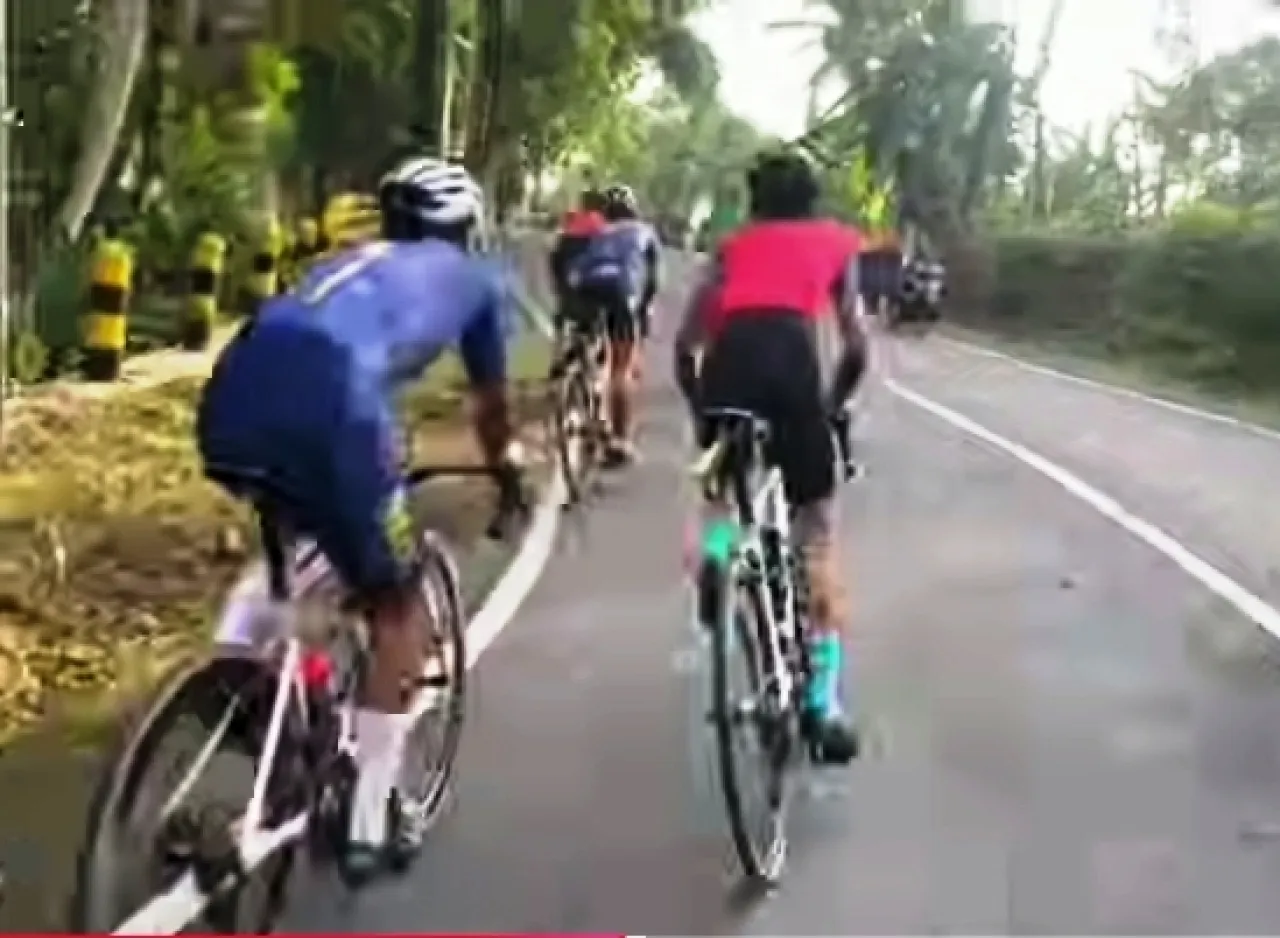 Pembalap Pelatnas asal Sidoarjo Takluk di Tanjakan Punjul Pasuruan