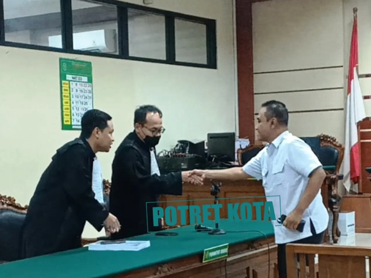 Terdakwa Ganjar Pemkot Surabaya Dituntut 5 Tahun 6 Bulan Penjara