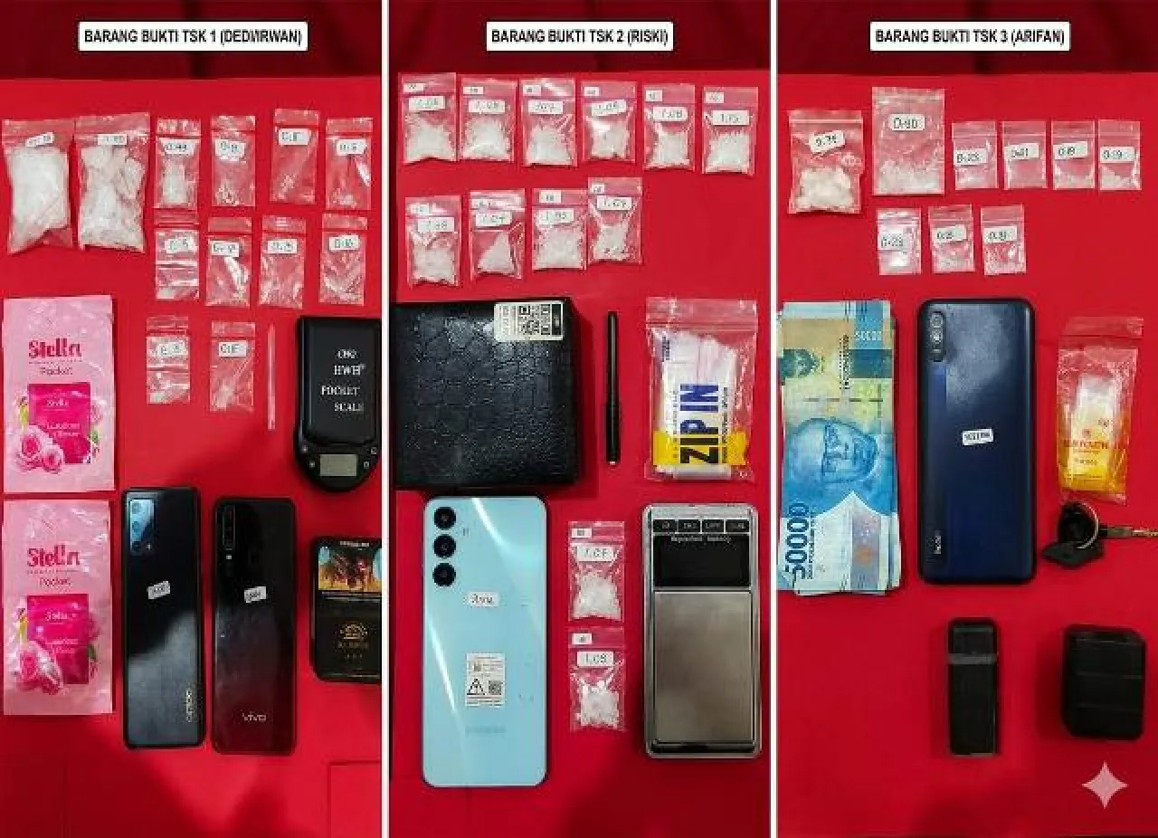Polisi Tangkap Pengedar Sabu di Pasar Sukorejo Pasuruan