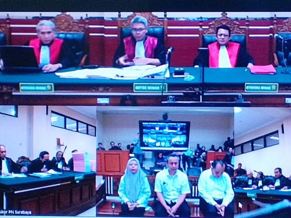 Nama Dewi Kurniawati ESDM Jatim Muncul di Dakwaan Aris Mukiyono